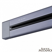 Трек накладной Arte Milano Am-track-sockets 382301TO/100 Grey цвет арматуры Серый-1