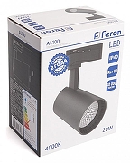 Светильник на штанге Feron AL100 41606 цвет плафона/подвески Черный, цвет арматуры Черный-3