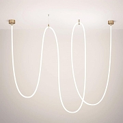 Подвесной светильник Arlight TROPIC 43408 цвет плафона/подвески Белый, цвет арматуры Золото-1