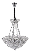 Подвесной светильник MW-Light Патриция 1 447010512 цвет плафона/подвески Прозрачный, цвет арматуры Хром-1