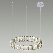 Подвесной светильник Odeon Light Vek1a 4930/30L цвет плафона/подвески Прозрачный, цвет арматуры Хром-2