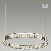 Подвесной светильник Odeon Light Vek1a 4930/45L цвет плафона/подвески Прозрачный, цвет арматуры Хром-2