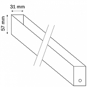Трек накладной Lightstar Teta 505016 цвет арматуры Белый-2