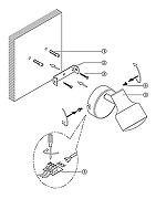 Бра Globo Rois 56213-1 цвет плафона/подвески Прозрачный, Хром, цвет арматуры Хром-1