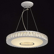 Подвесной светильник DeMarkt Фризанте 3 687010601 цвет плафона/подвески Белый, цвет арматуры Белый-1