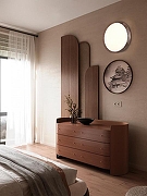 Накладной светильник Sonex Z1f Wood 7637/EL цвет плафона/подвески Белый, цвет арматуры Коричневый-5