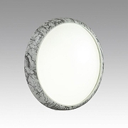 Накладной светильник Sonex Mramo Wh1te 7638/EL цвет плафона/подвески Белый, цвет арматуры Черный-1