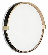 Накладной светильник Sonex Ol1d1 Black 7647/CL цвет плафона/подвески Белый, цвет арматуры Золото, Черный