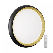 Накладной светильник Sonex Tof1q Black 7651/EL цвет плафона/подвески Белый, цвет арматуры Золото, Черный-4