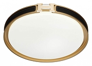 Накладной светильник Sonex Favemo Black 7667/DL цвет плафона/подвески Белый, цвет арматуры Золото, Черный-1