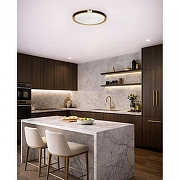 Накладной светильник Sonex Favemo Black 7667/EL цвет плафона/подвески Белый, цвет арматуры Золото, Черный-7