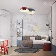 Накладной светильник Sonex Confy 7691/40L цвет плафона/подвески Белый, Красный, цвет арматуры Красный-5