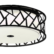 Накладной светильник Sonex Fabiana 7700/40L цвет плафона/подвески Белый, Черный, цвет арматуры Черный-5