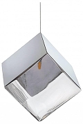 Подвесной светильник Lightstar Qub1ca 805504 цвет плафона/подвески Прозрачный, Серый, цвет арматуры Серебро