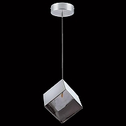 Подвесной светильник Lightstar Qub1ca 805504 цвет плафона/подвески Прозрачный, Серый, цвет арматуры Серебро-2