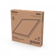 Светильник для потолка Армстронг Gauss 842161340 цвет плафона/подвески Опал, цвет арматуры Белый-1