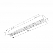 Встраиваемый светильник Elektrostandard Slim Magnetic 85530/01 цвет плафона/подвески Черный, цвет арматуры Черный-3