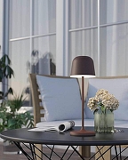 Настольная лампа Eglo Mannera 900459 цвет плафона/подвески Белый, Коричневый, цвет арматуры Коричневый-4