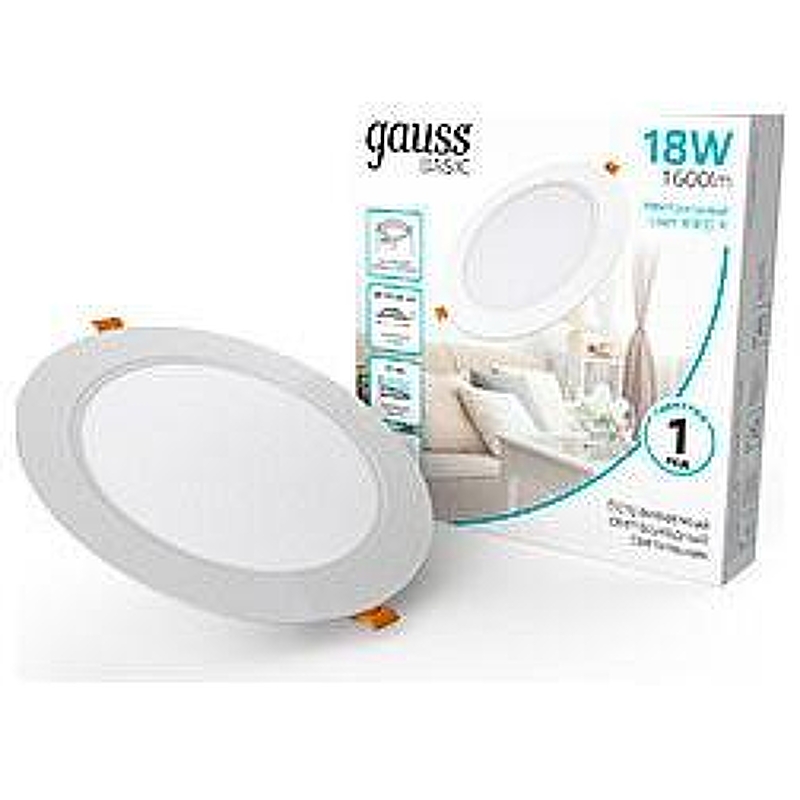 Встраиваемый светильник Gauss 9030420218 