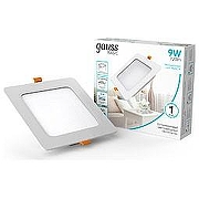 Встраиваемый светильник Gauss 9031420209 цвет плафона/подвески Опал, цвет арматуры Белый