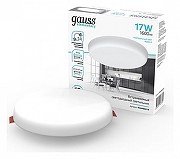 Встраиваемый светильник Gauss Elementary Adjustable Frameless 9034460218 цвет плафона/подвески Белый, цвет арматуры Белый-2