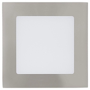 Встраиваемый светильник Eglo Fueva 1 95276 цвет плафона/подвески Белый, цвет арматуры Никель