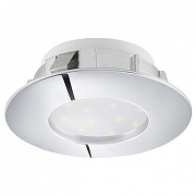 Встраиваемый светильник Eglo Pineda 95818 цвет плафона/подвески Белый, цвет арматуры Хром