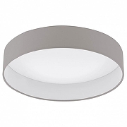 Накладной светильник Eglo Palomaro 1 96539 цвет плафона/подвески Белый, Коричневый, цвет арматуры Серый