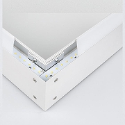 Накладной светильник Elektrostandard Grand a041478 цвет плафона/подвески Белый, Серебро, цвет арматуры Серебро-1