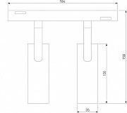 Светильник на штанге Elektrostandard Slim Magnetic a062852 цвет плафона/подвески Желтый, цвет арматуры Черный-4