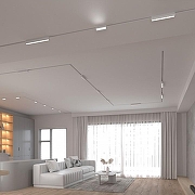 Накладной светильник Elektrostandard Slim Magnetic a062995 цвет плафона/подвески Белый, цвет арматуры Белый-2