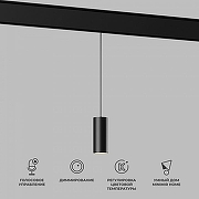 Подвесной светильник Elektrostandard Slim Magnetic a063533 цвет плафона/подвески Черный, цвет арматуры Черный-1