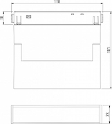 Накладной светильник Elektrostandard Slim Magnetic a063542 цвет плафона/подвески Черный, цвет арматуры Черный-4