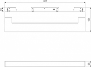 Накладной светильник Elektrostandard Slim Magnetic a063544 цвет плафона/подвески Черный, цвет арматуры Черный-3