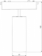 Светильник на штанге Elektrostandard Flat Magnetic a063712 цвет плафона/подвески Черный, цвет арматуры Черный-7