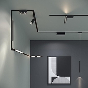 Светильник на штанге Elektrostandard Flat Magnetic a063713 цвет плафона/подвески Черный, цвет арматуры Черный-5