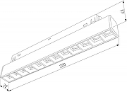 Встраиваемый светильник Elektrostandard Slim Magnetic a064529 цвет арматуры Золото, Черный-3