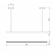 Подвесной светильник Elektrostandard Slim Magnetic a064805 цвет плафона/подвески Черный, цвет арматуры Черный-4