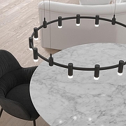 Накладной светильник Elektrostandard Esthetic Magnetic a065417 цвет плафона/подвески Белый, Черный, цвет арматуры Черный-3