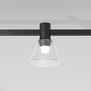 Накладной светильник Elektrostandard Esthetic Magnetic a065419 цвет плафона/подвески Прозрачный, цвет арматуры Черный-1