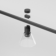 Накладной светильник Elektrostandard Esthetic Magnetic a065419 цвет плафона/подвески Прозрачный, цвет арматуры Черный-2