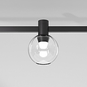 Накладной светильник Elektrostandard Esthetic Magnetic a065420 цвет плафона/подвески Прозрачный, цвет арматуры Черный-1