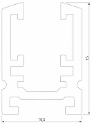 Трек накладной Elektrostandard Mini Magnetic a065631 цвет арматуры Черный-8