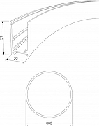 Трек накладной Elektrostandard Slim Magnetic a066497 цвет арматуры Черный-1