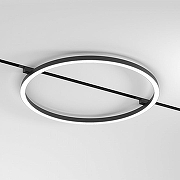 Накладной светильник Elektrostandard Slim Magnetic a068912 цвет плафона/подвески Белый, Черный, цвет арматуры Черный