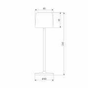 Настольная лампа Elektrostandard Bitty a069002 цвет плафона/подвески Черный, цвет арматуры Черный-5