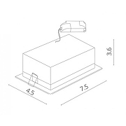 Встраиваемый светильник Artelamp Grill A3153PL-2BK цвет Черный-1