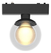 Накладной светильник Aployt Magnetic track 48 APL.0112.00.06 цвет плафона/подвески Прозрачный, цвет арматуры Черный