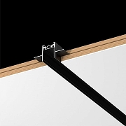 Трек встраиваемый Aployt Magnetic track 48 APL.0173.00.100 цвет арматуры Черный