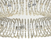 Накладной светильник Arti Lampadari Brancati Brancati L 1.4.60.501 N цвет плафона/подвески Прозрачный, цвет арматуры Никель-1